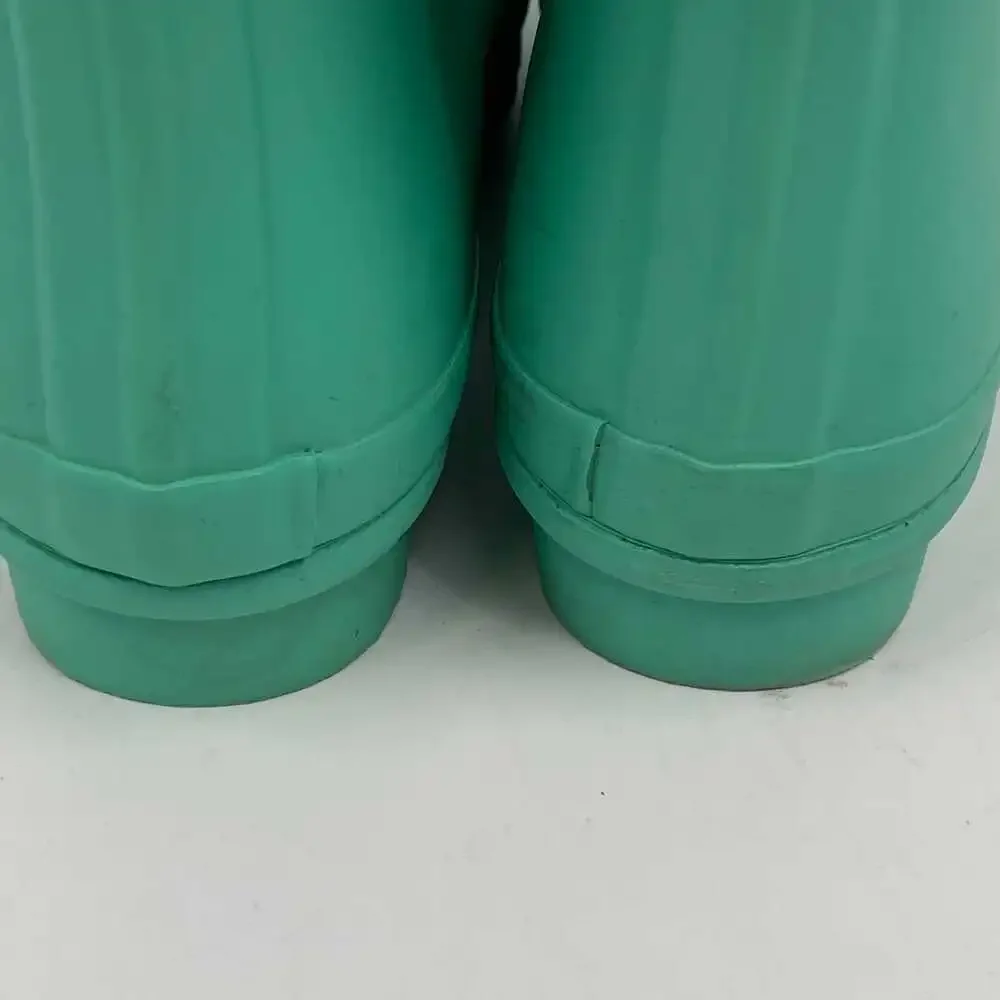 Nomad Front Tie Mint Rain Boots Kids Boots, Size 7 (Girls)